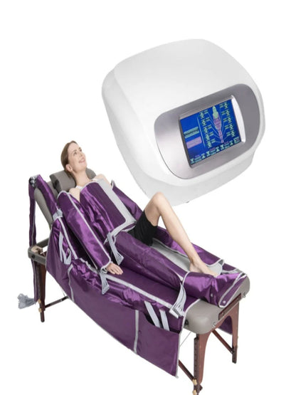 3-in-1 Electric Muscle Stimulation Sauna Blanket Inf Therapy Wave Weight Loss Machine - Pressure Therapy Muscle Relaxation