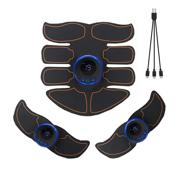 Electric Abdominal Muscle Stimulator EMS Wireless Buttocks Hip Trainer Weight Loss Body Slimming For Arm Back Leg Waist Fitness Option2