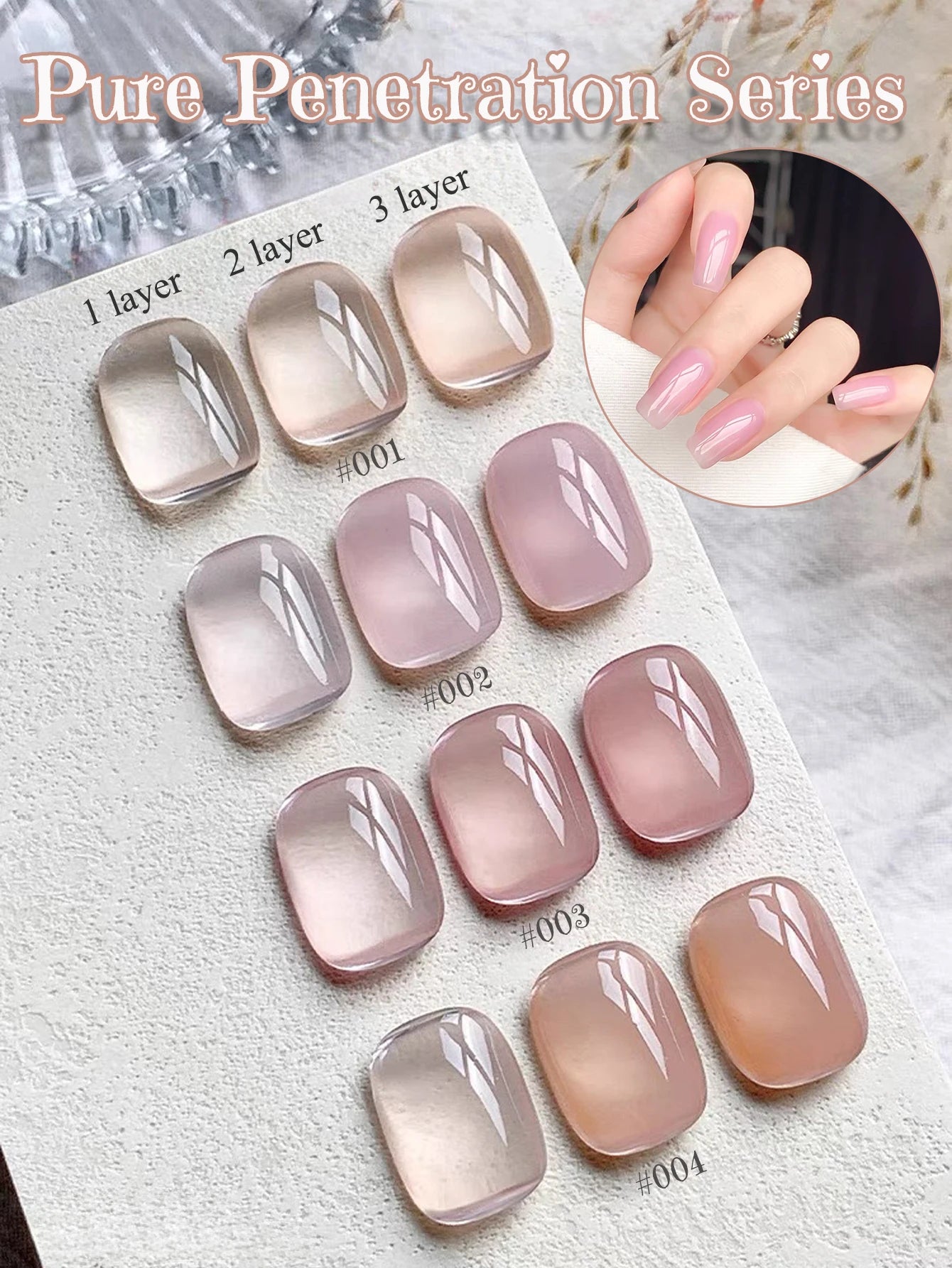 1-3pcs PSK 2025 New Whitening Purple Glass Beads Starry Crystal Nail Art Purple Glass Bead Cat Eye Gel Nail Polish Nail Supplies luosexiaotaoxi1-4