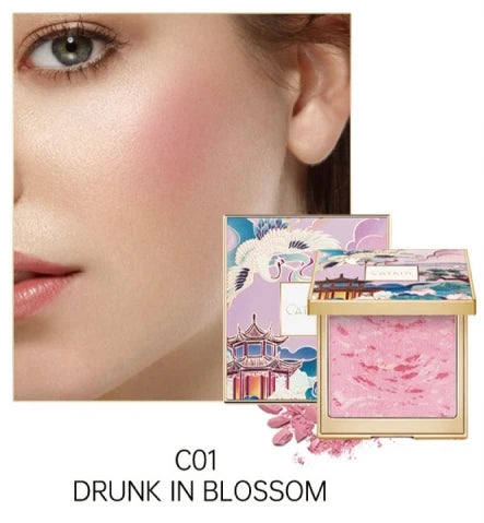 CATKIN Eternal Love Rosy Cranes Blush Drunk In Flower Long-lasting Natural Blush C01 Drunk in Blossom CHINA