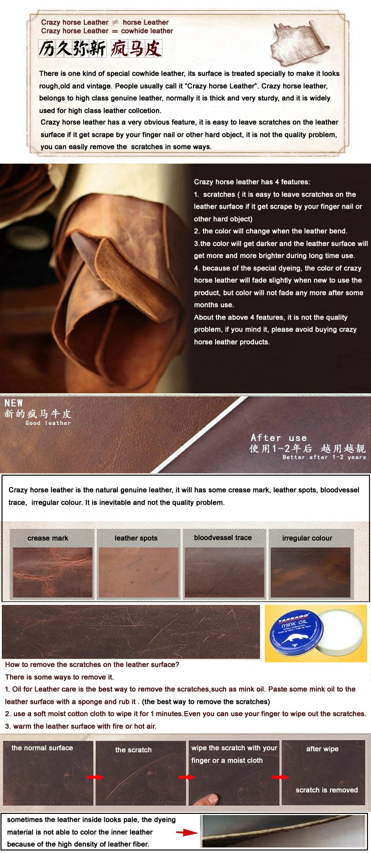 Vintage Crazy horse Genuine Leather Men Travel Bags Luggage Travel Bag Leather Men Duffle Bag Large Men Weekend Bag Overnight