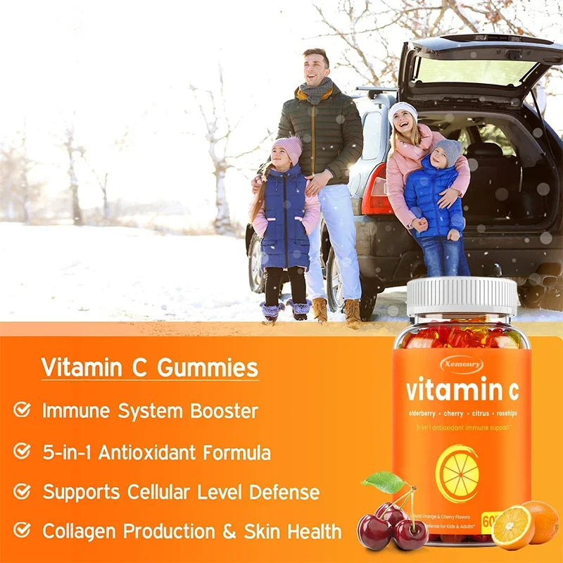 Vitamin c - Overall Health Vitamin Dietary Supplement, Boosts Immunity, Gluten-Free Vegetarian