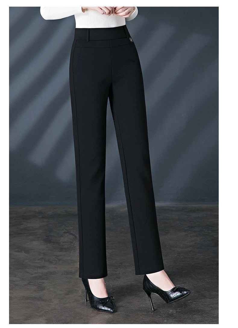 Leggings Women's Autumn and Winter Style High Waist Large Size Tight-fitting High-Elastic Foot Pants Casual Slim Trousers M-6XL