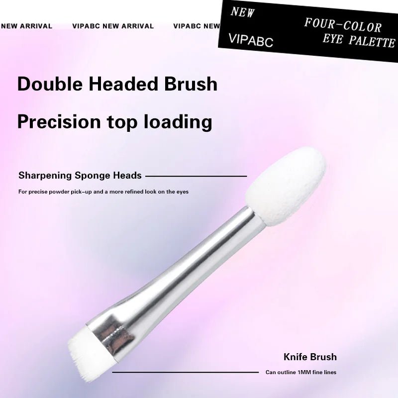 4Color Glitte Eyeshadow Palette Blush Eyeliner Eyeshadow Highlight Contour Palette Eyes Makeup Cute Beauty Cosmetics