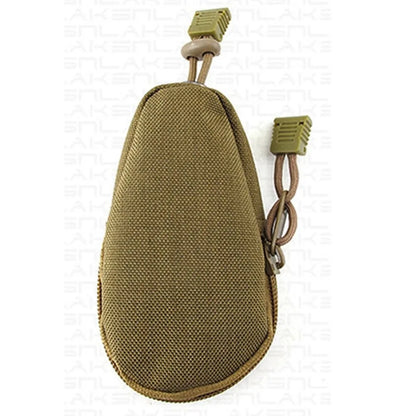 Practical Oxford Cloth Mini Key Holder Multipurpose Easy to Use Men Coin Purses Portable Mini Zipper Case Outdoor Brown