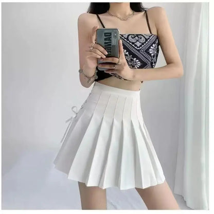 Fashion Clothes Women's College Style Short Skirt Versatile Chic Pleated Skirt High Waist Female Student Small Fresh Mini Skirt Badiee Stylez