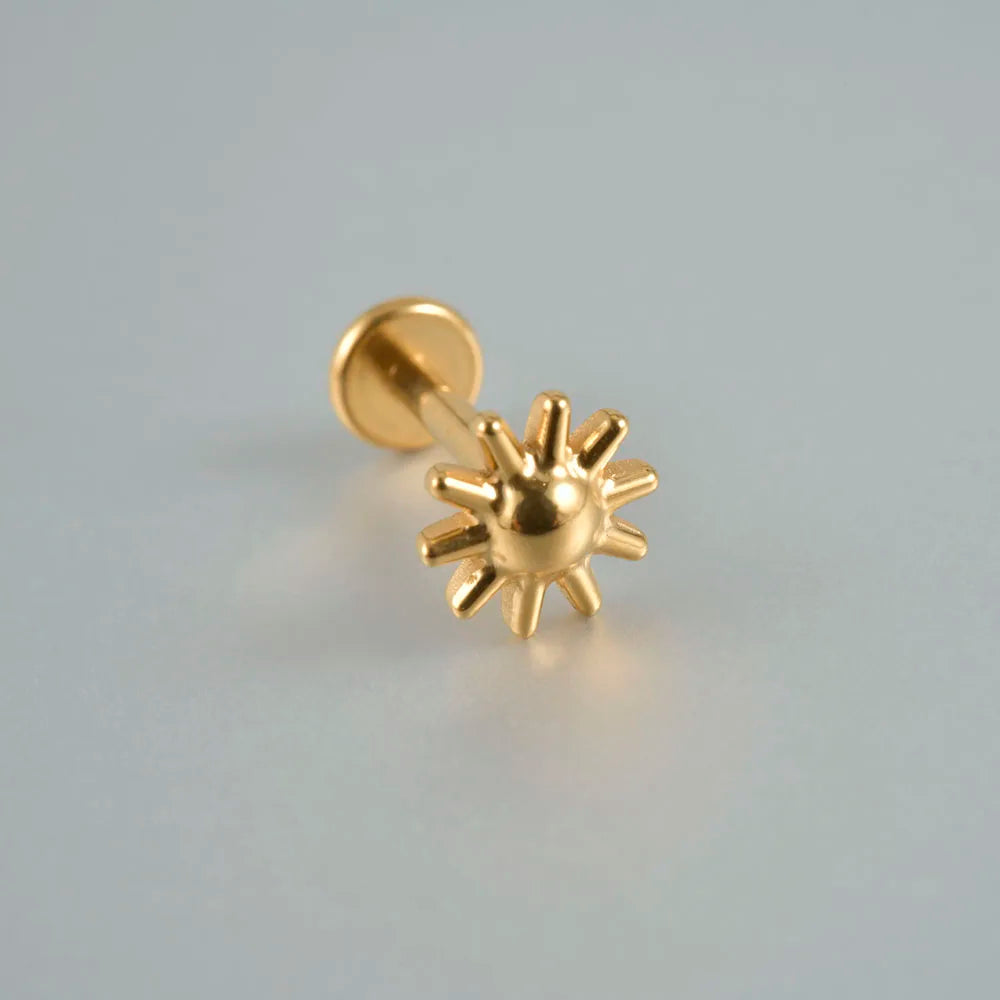 ASTM F136 Solid Titanium Internally Threaded Cross Cz Cartilage Earrings Stud Helix Tragus Lobe Piercing Labret Lip Ring Jewelry 2 CHINA 1.2x8mm (1PC)