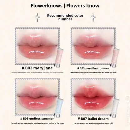 Flower Knows Makeup Sets Swan Ballet Series Gift Box Lipstick Blush Eyeshadow Palette Handheld Mirror Makeup Gift Box