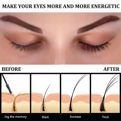 Eyelash Fast Grow Serum Lengthen Thicken Natural Curl Enlargement Eyelash Growth Natural Eyelashes Growth Serum in a week