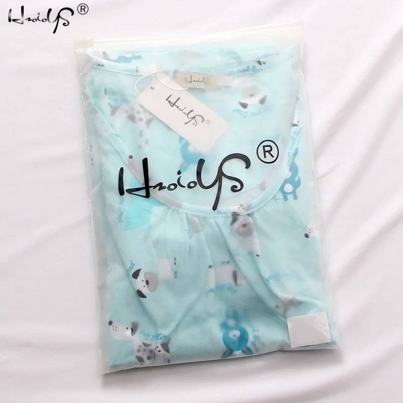 Hzioiys Summer Pajamas Sets Cotton Sleepwear Suit Women Casual Pajama Sets Cartoon Vest Shirt + Shorts Pajamas Suit Plus Size