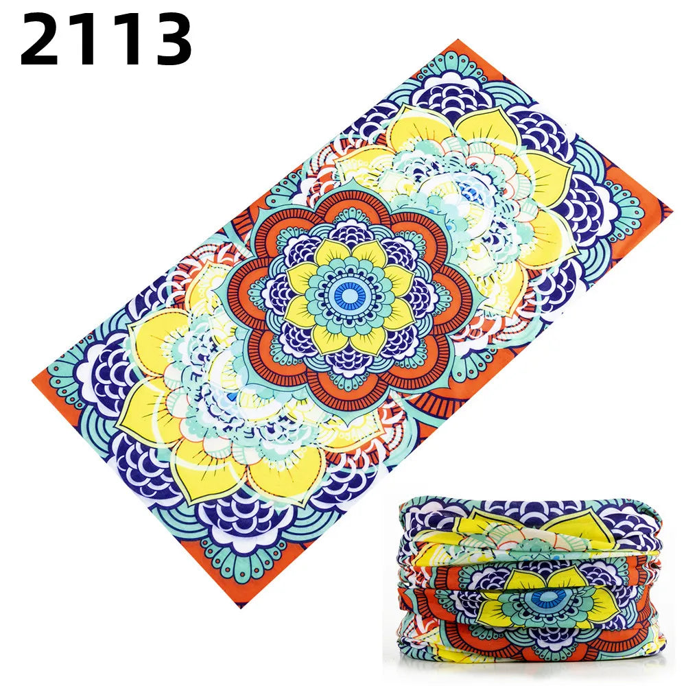 2101Unisex Climbing Hiking Scarf Sport Headwear Bandanas Motorcycle Turban Hand Band Magic Scarves Outdoor Cycling Headband Mask 2113