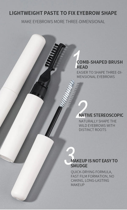 Private Label 8ml Eyebrow Gel Soap Custom Logo Waterproof Long-lasting Fast-dry White Pink Tube Bulk Makeup Cosmetic Beauty