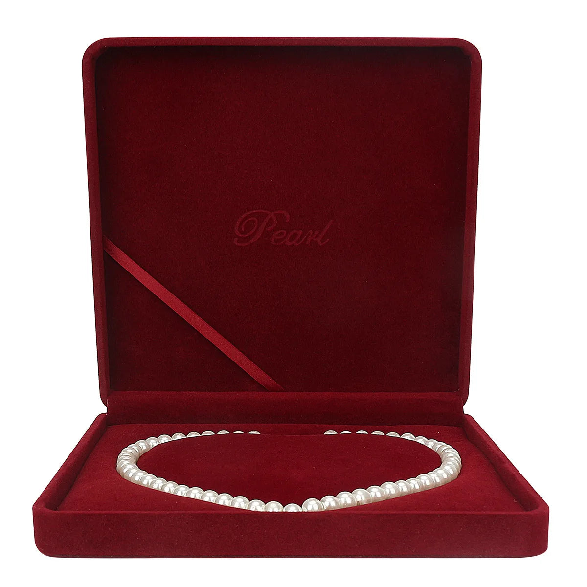 Velvet Pearl Necklace Gift Display Jewelry Set Box Wedding Ring Earring Bracelet Jewellery Packaging Storage Organizer Wholesale Style 3