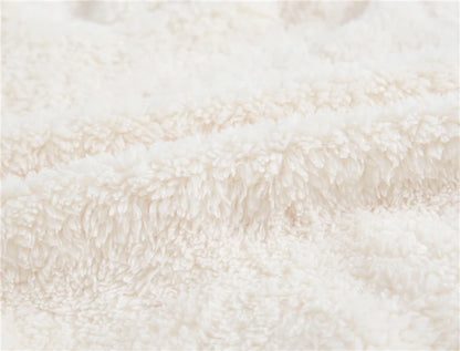 Girls woolen hooded coat solid color zipper coat children's winter clothes