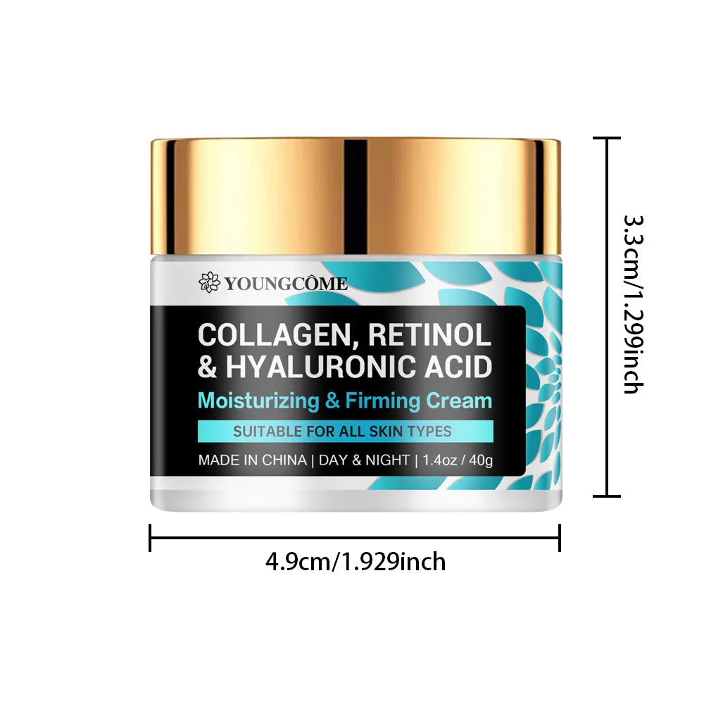 Retinol Collagen Facial Care Moisturizing Cream Deeply Nourishes Suitable for Dry and Rough Skin Aging Face Cream Moisturizing