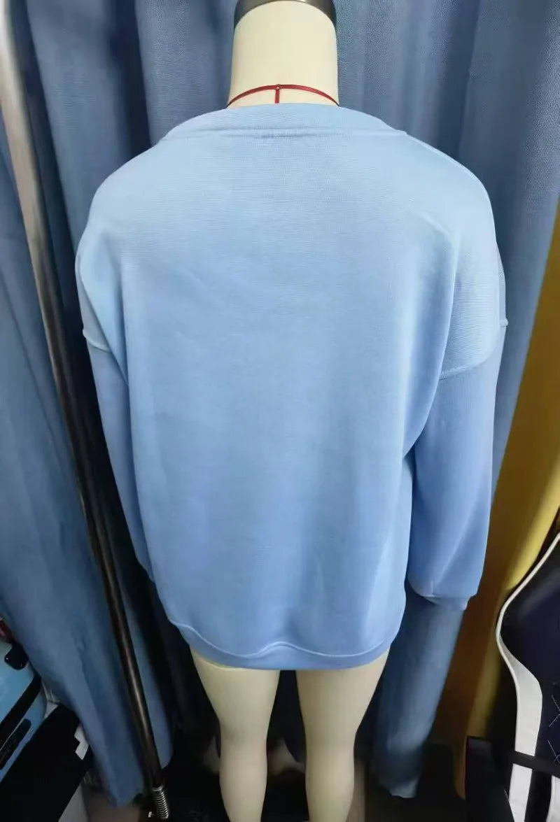 American Fashion Brand Harajuku Retro Letters Fashionable Loose Hoodie Women Street Hip-hop Punk Y2K Casual Oversized Sweatshirt