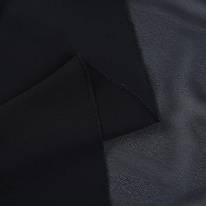 Harajuku American Fashion Gothic Black Irregular Layer Spliced Layered Skirt Women's Summer Fashion Street Y2K Long Skirt