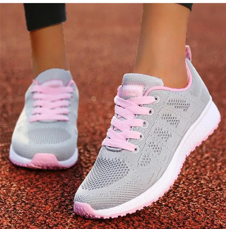 Fashion 2025 New Women's Sneakers Platform Shoes Woman Plus Size Casual Sneaker Woman Lace Up Female Sneakers Tenis Feminino Badiee Stylez