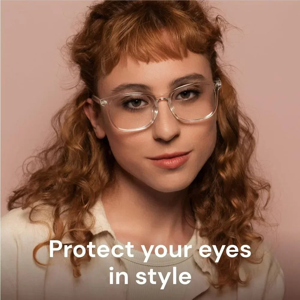 Stylish Blue Light Glasses for Woman - Computer Glasses 99% Blue Light Blocking - Lightweight TR90 Frames - 3 pack Badiee Stylez