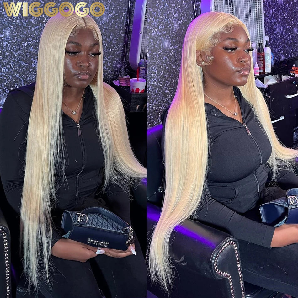 Wiggogo 613 Hd Lace Frontal Wig 13X4 13X6 Hd Lace Wig Blonde Lace Front Human Hair Wigs Straight Lace Front Wigs Human Hair United States
