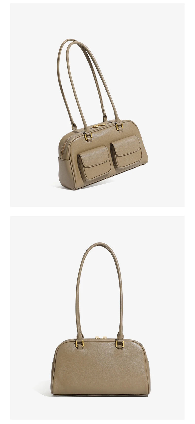 Hifashion Luxury Genuine Leather Underarm Shoulder Bags For Women 2025 Trend Designer Pillow Satchel Tote Office Ladies Handbags