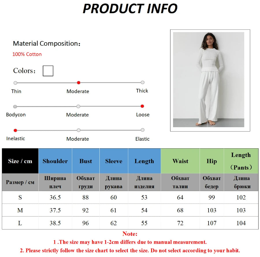 Mozuleva Love Jacquard Long Sleeved Pajamas Set Women's Spring Knitted Cardigan Pants Pajamas Comfortable Women Home Clothes