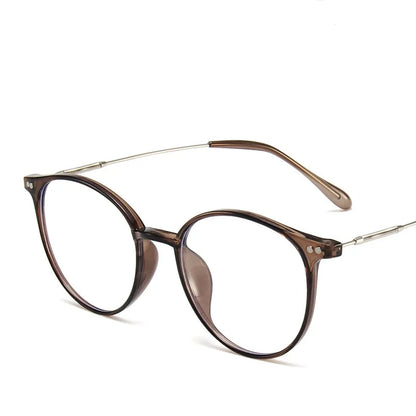 Men And Women Round Anti Blue Glasses Computer Frame Optical Lenses New Arrival 2023 Badiee Stylez