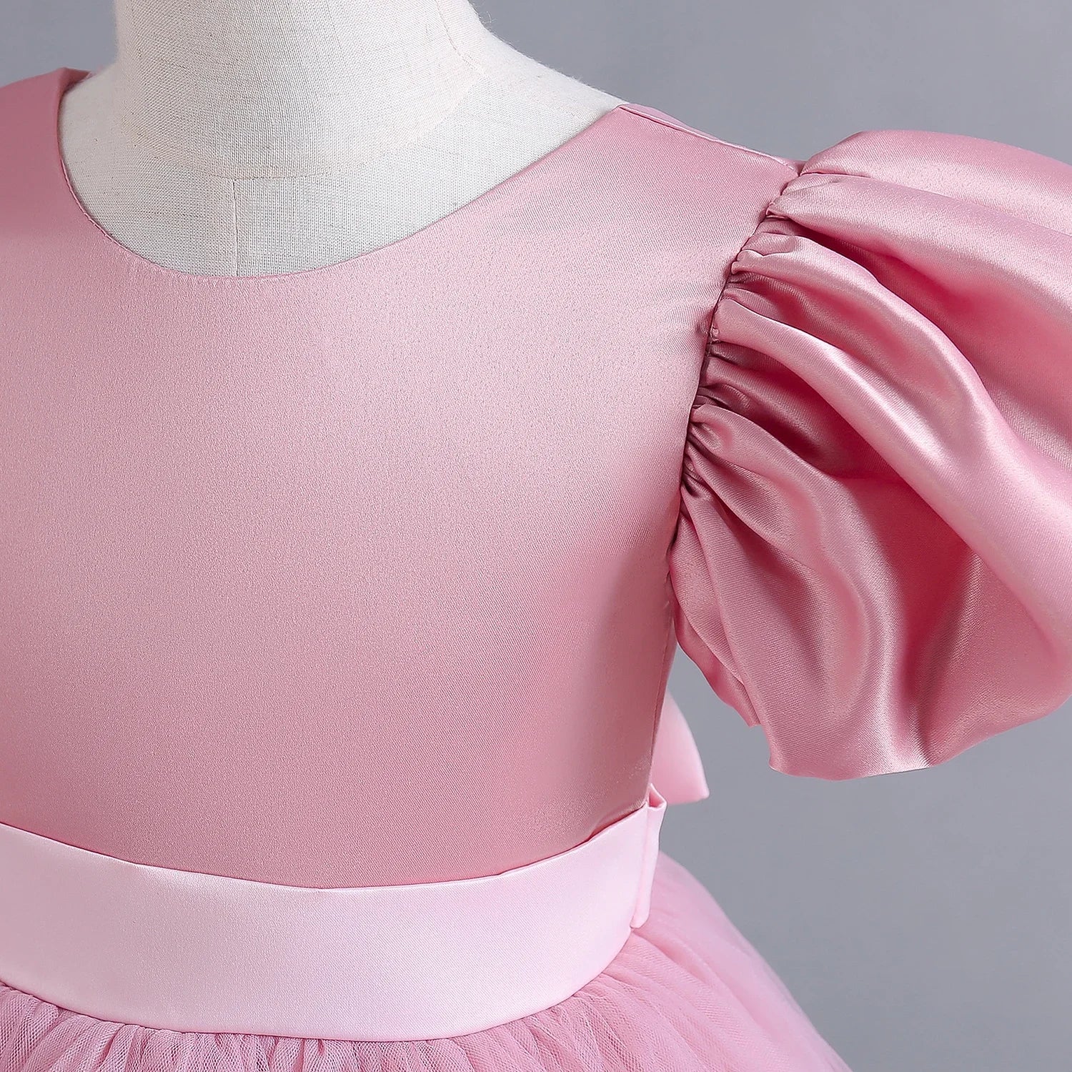 Elegant Girl Fluffy Dress Flower Baby Wedding Ceremony Costume Birthday Outfits White 1st Communion Tutu Gown Kids Gala Clothes