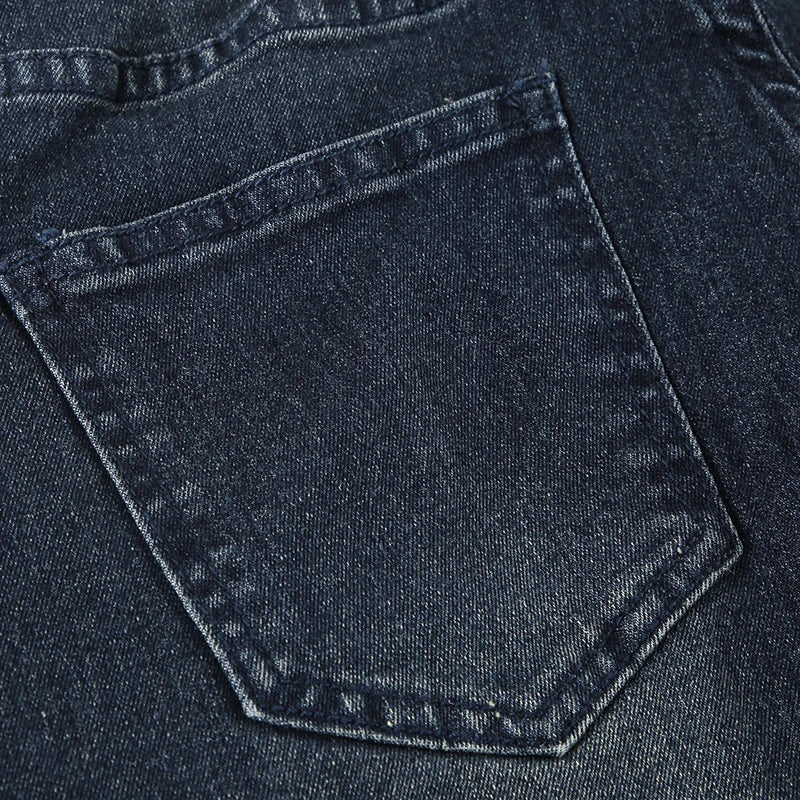 Weekeep Streetwear Low Rise Flared Jeans y2k Vintage Slim-fitting All-match Blue Denim Pants 2000s Casual Women's Jeans Harajuku