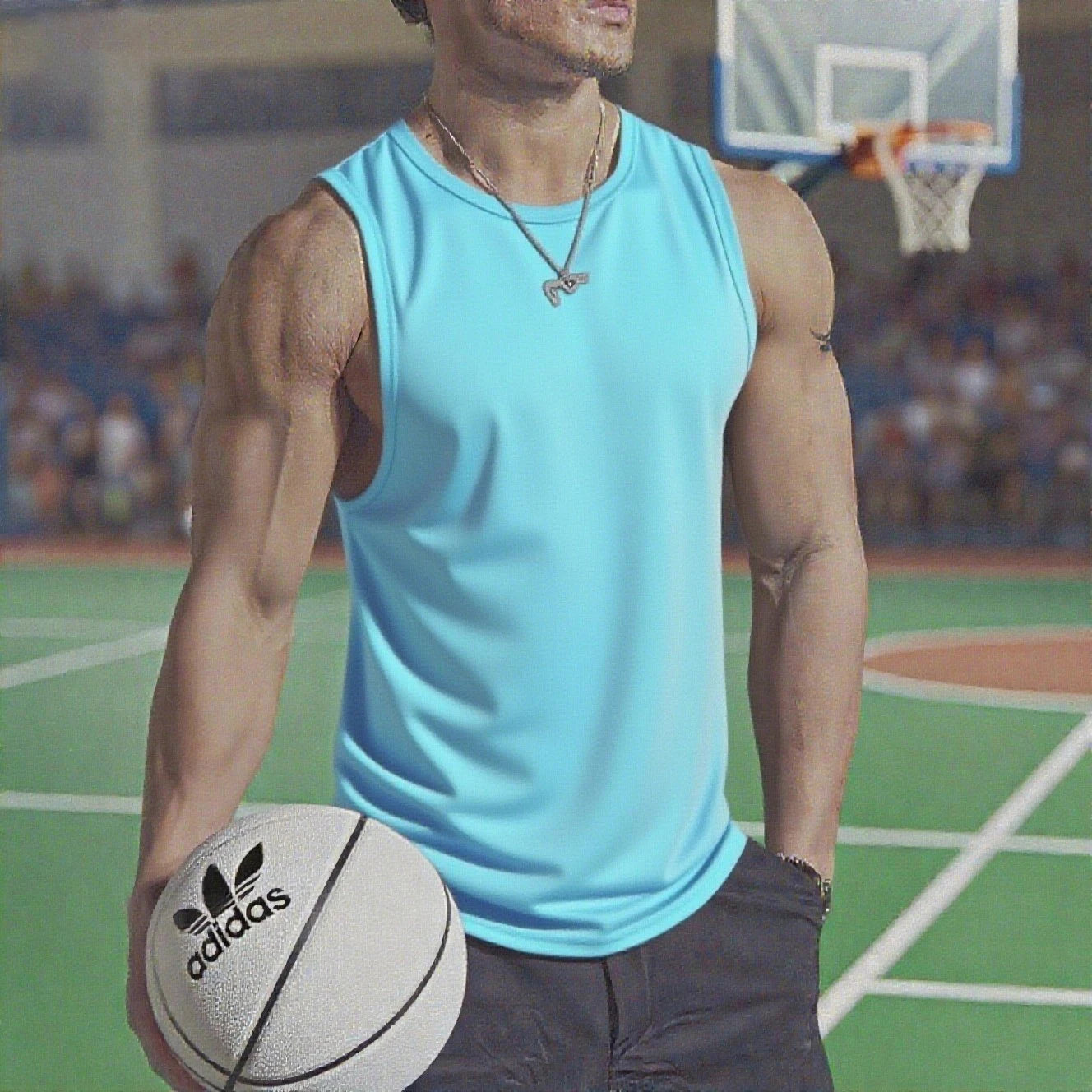 2025 New Summer Marathon Quick Dry Sports Tank Top Men's Sleeveless Tank Top Running Training Basketball Loose Fit Tank Top Badiee Stylez