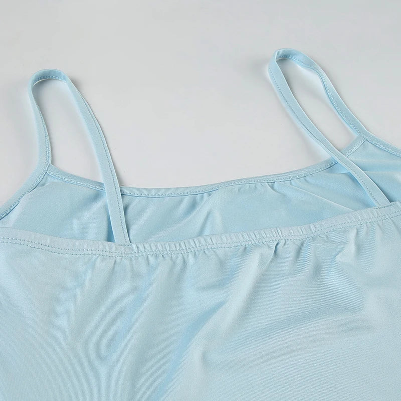 HEYounGIRL Boho Chic Spaghetti Strap Mini Dress Summer Y2K Floral Print Women Sexy Bodycon Dresses Beach Vacation Style Outfits