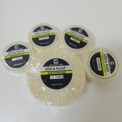 Lace Wig Tape Glue for Hair Extensions Ultra Hold Adhesive Tape Glue for Wig 3/12 Yard Lace Wig Glue Hair System Tape For Toupee