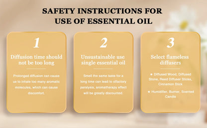 EUQEE 10ml Natural Plant Essential Oil with Dropper For Diffuser Humidifier Lavender Jasmine Eucalyptus Vanilla Essential Oils - Badiee Stylez
