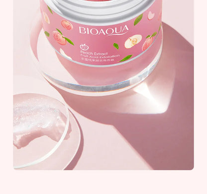 BIOAQUA Honey Peach Exfoliating Cream Facial Scrub Exfoliant Body Scrub Moisturizing Nourishing Exfoliator Skin Care Exfoliants