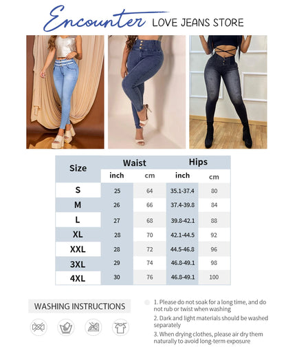 2024 Stylish Fashion New High Waist Jeans Unique Individualretro Chains Straight Leg Wrap Hips Casual Daily Trousers for Women