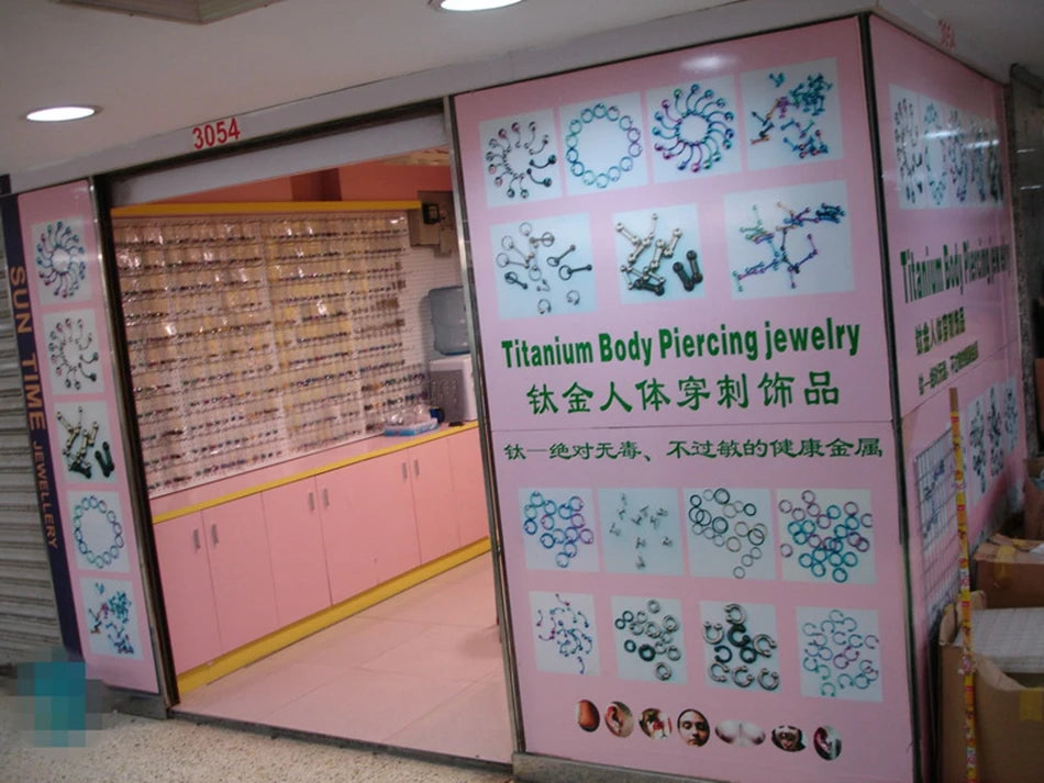 G23titan Long Zircon Pendant Dangle Belly Button Ring Surgical Titanium Navel Piercing Curved Barbell Anti allergic Body Jewelry Badiee Stylez