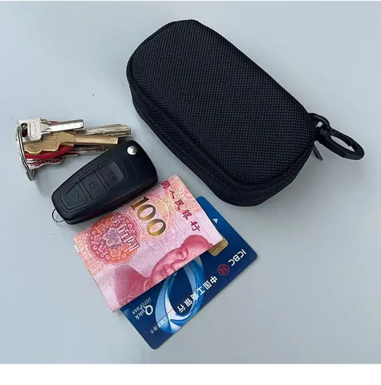 2024 Waterproof Key Bag Nylon Cloth Small Wallet Casual Key Pouch Durable Mini Case Fashion Key Organizer Coin Purse Men Wallet