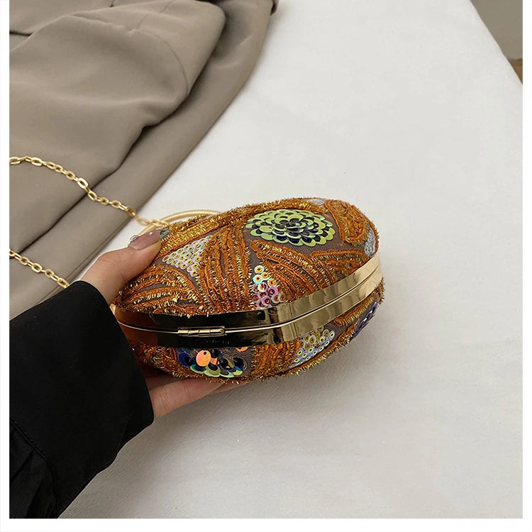 Luxury Gold Clutch Bags for Women 2025 Party Bags Evening Purse Designer Crossbody Bag New in Handbag Ladies hand bag sac femme