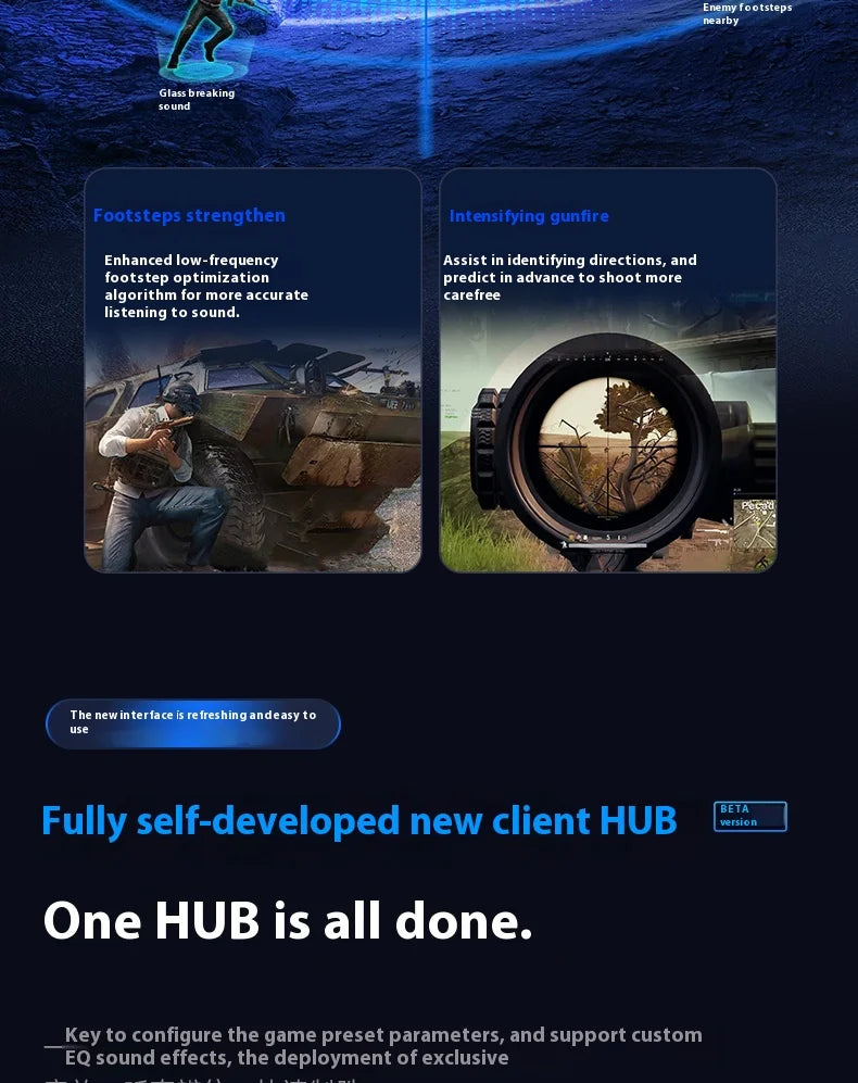 MCHOSE V9 pro Wireless Bluetooth Headset Low Delay Three Mode Microphone Noise Reduction Dynamic Sound for Office And Gaming Badiee Stylez