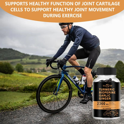 High Quality Curcumin Capsules - 2360 Mg, - Supports Joint, Brain, Cognitive and Digestive Health, Antioxidant, Non-GMO