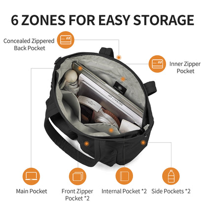 AJI Shoulder Bag For Women 2025 New Fashion Crossbody Bag Wear-Resistant Waterproof Nylon Female Handbags Ladies Messenger Bag