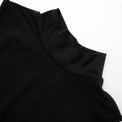 Cryptographic Sexy Cut Out Maxi Dress Outfits for Women Elegant Club Party Bodycon Sleeveless Tank Dresses Vestido Summer Chic