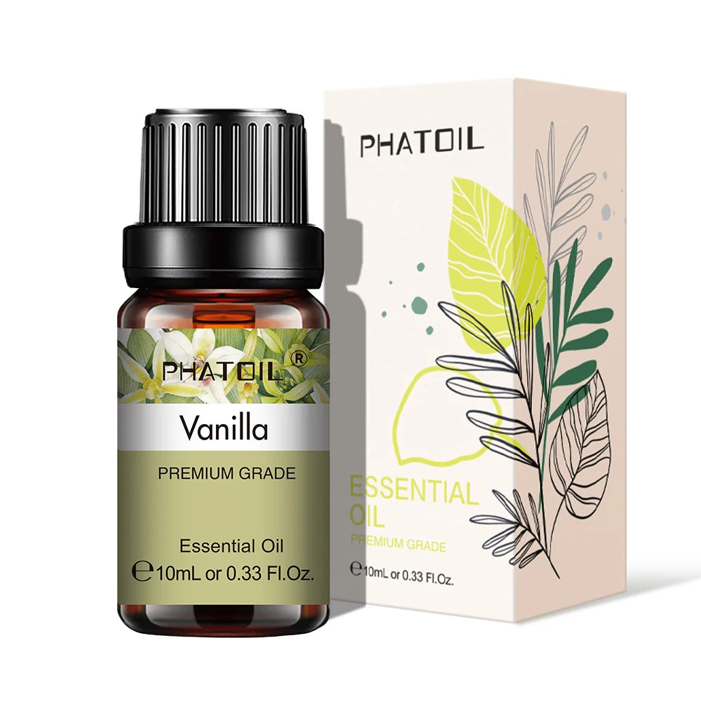 10ml Lavender Essential Oils Pure Natural for Diffuser humidifier Aromatherapy Jasmine Vanilla Aroma Oil for Skin Care, DIY Soap - Badiee Stylez