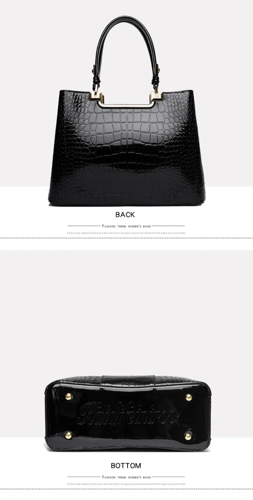 Three Layers Women Shoulder Bags Luxury Designer High Quality Patent Leather Messenger Casual Tote Bag Large Capacity Hand bags