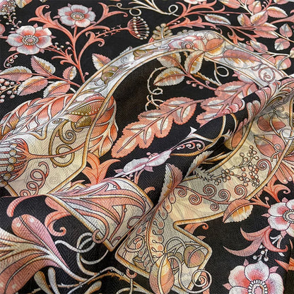 Fashion 70cm Cotton Square Scarf Women Floral Print Design Bandanas Lady Scarves Headband Accessories Handkerchief Hair