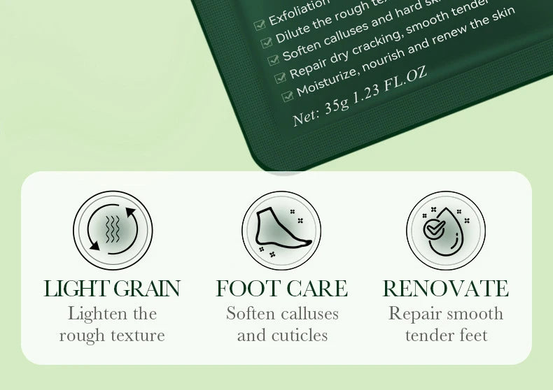 6 Pairs SADOER Fruits Foot Mask Moisturizing Foot Peeling Mask Exfoliating For Feet Spa Pedicure Exfoliant Feet Skin Care