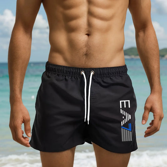 Men's Summer Casual Beach Shorts Lightweight Breathable Surf Swimming and Beach Vacation Beach Shorts Swim Shorts Badiee Stylez