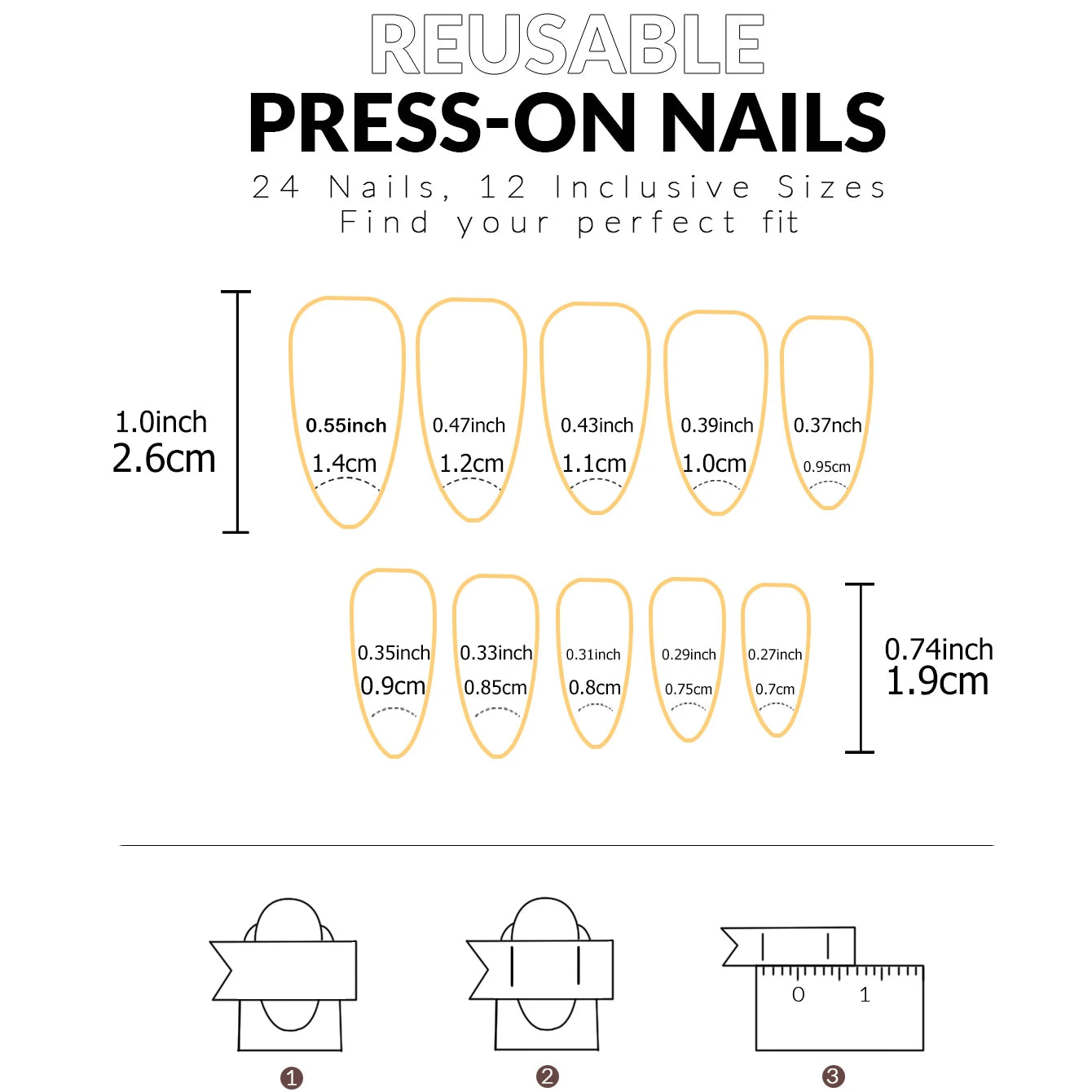 ARTAUG 24PCS Press On Nails Short Almond Wine Red High Saturation Fake Press On Nails  Korean Press On Nails Valentine'S Day Badiee Stylez