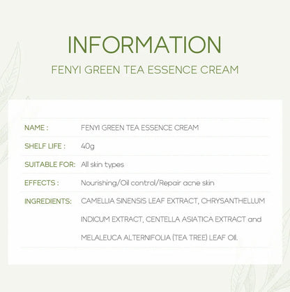Fenyi Green Tea Face Cream skincare Moisturizing Nourishing Hydrating Firming Facial Creams for Face Beauty Skin Care Products