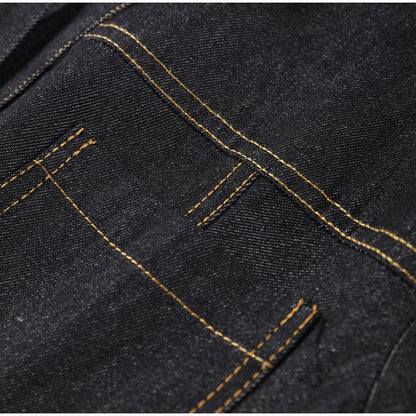 Street Vintage Denim Pants Sets Women Slim Long Sleeve Lapel Single Breasted Jacket Straight Trousers 2025 Autumn Lady Outfits